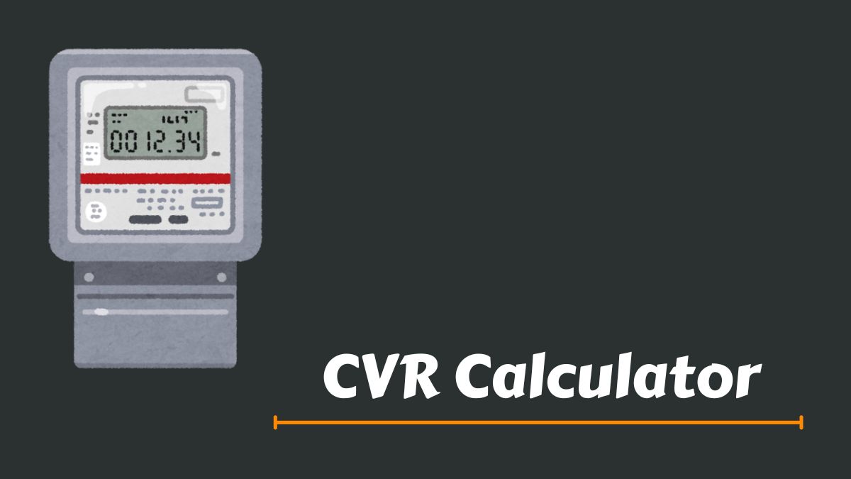 CVR Calculator