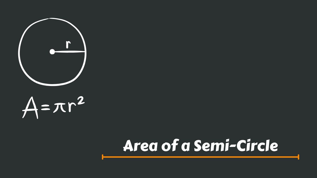 Area of a Semi-Circle Calculator