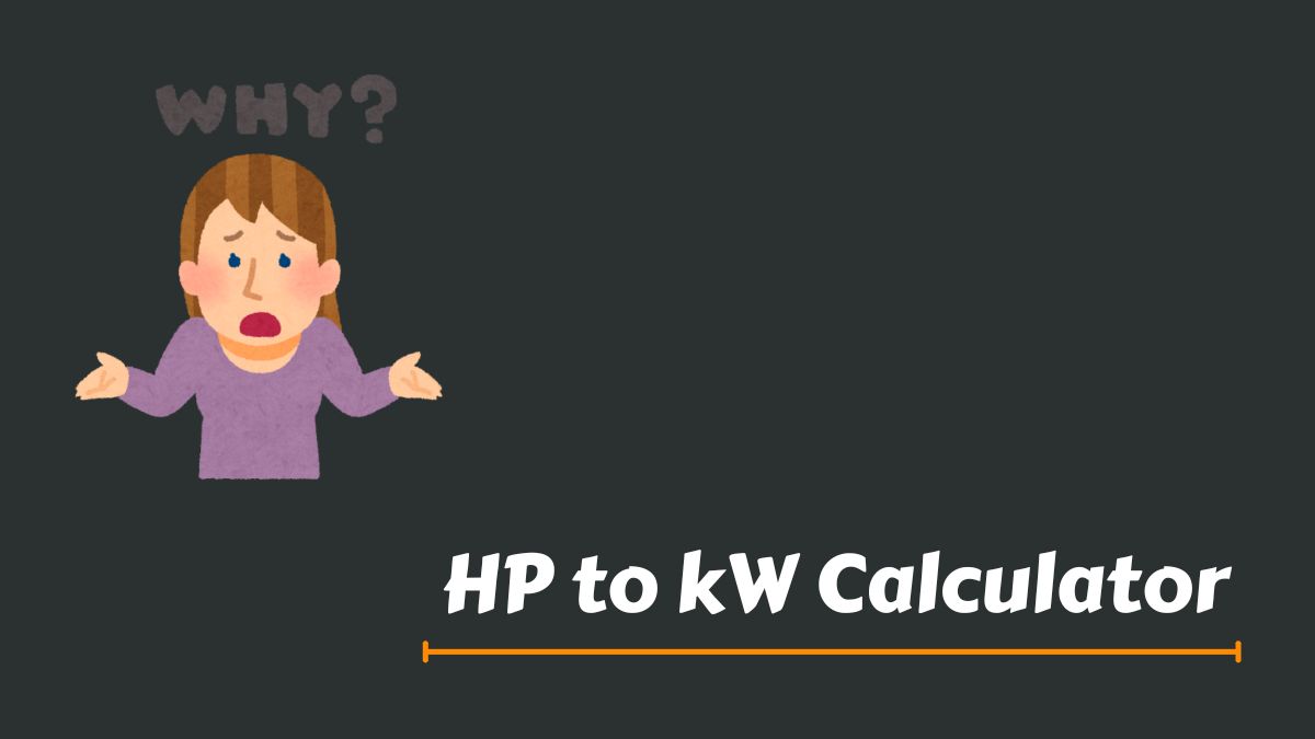 HP to kW Calculator